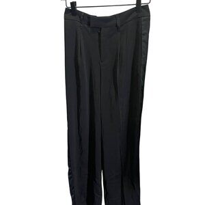 A New Day Womens Pull-On Black Pants Size 2 Polyester Blend